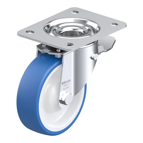Blickle LK-POTHS 125KA-3-ST – okretni točkić Ø125 mm, nosivost 275 kg
