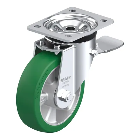 Blickle LK-ALST 160K-ST – okretni točkić Ø160 mm, nosivost 580 kg