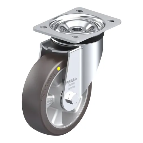 Blickle LK-ALST 160K-AS – okretni točkić Ø160 mm, nosivost 580 kg