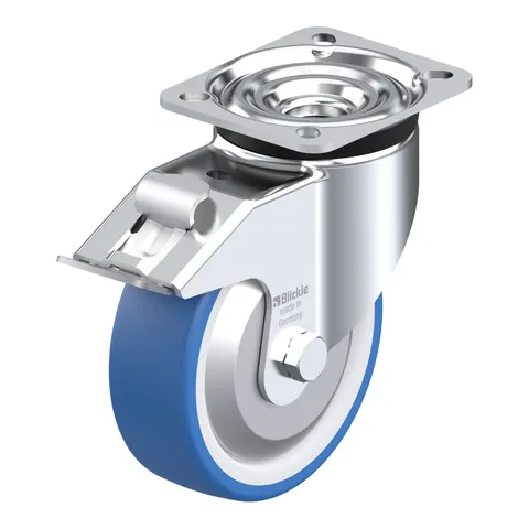 Blickle LK-POTHS 125XR-1-FI-FA – okretni točkić Ø125 mm, nosivost 275 kg