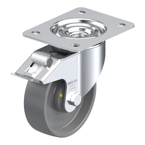 Blickle LK-PO 125KA-3-FI-ELS – okretni točkić Ø125 mm, nosivost 300 kg