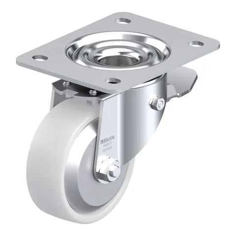 Blickle LK-PO 100R-3-ST-FA – okretni točkić Ø100 mm, nosivost 280 kg