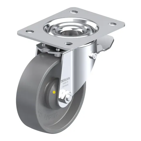 Blickle LK-PO 125KA-3-ST-ELS – okretni točkić Ø125 mm, nosivost 300 kg