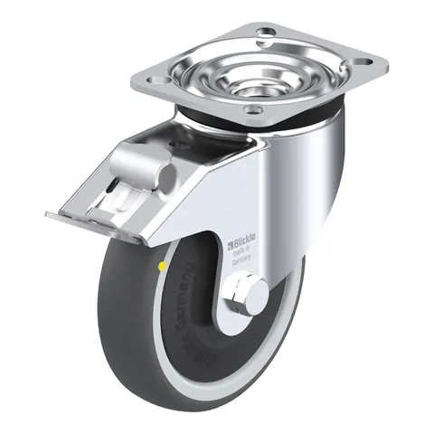Blickle LK-PATH 125KF-1-FI-ELS – okretni točkić Ø125 mm, nosivost 160 kg