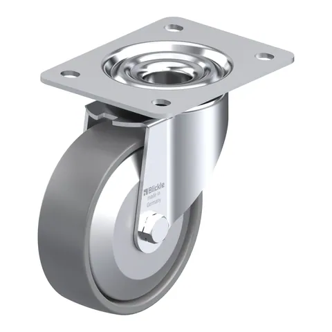 Blickle LK-PO 125KA-3-ELS-FA – okretni točkić Ø125 mm, nosivost 300 kg