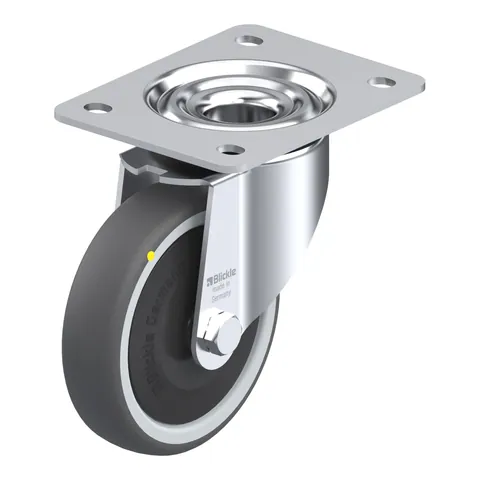 Blickle LK-PATH 125KF-3-ELS – okretni točkić Ø125 mm, nosivost 160 kg