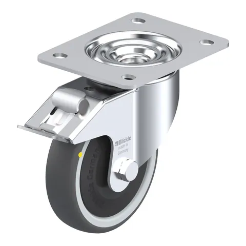 Blickle LK-PATH 125KF-3-FI-ELS – okretni točkić Ø125 mm, nosivost 160 kg