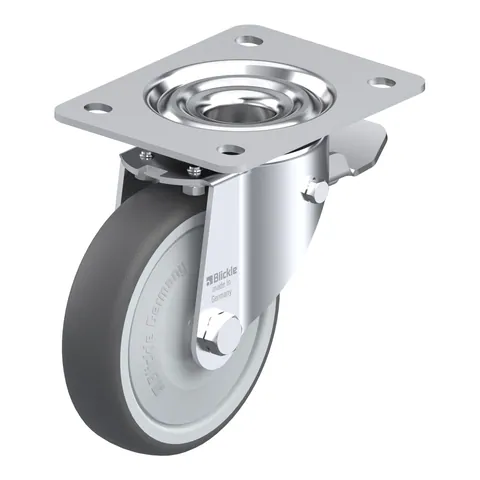 Blickle LK-PATH 125KF-3-ST – okretni točkić Ø125 mm, nosivost 250 kg