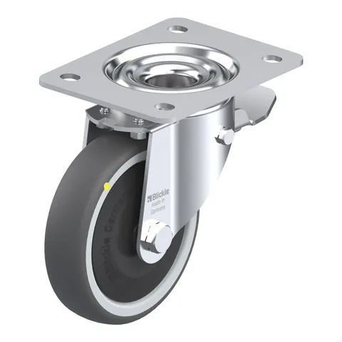 Blickle LK-PATH 125KF-3-ST-ELS – okretni točkić Ø125 mm, nosivost 160 kg