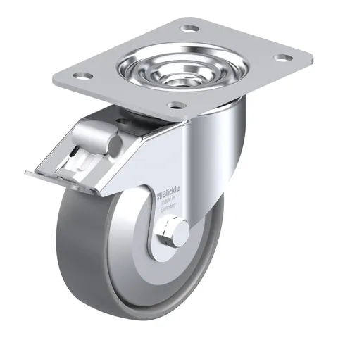 Blickle LK-PO 125G-3-FI-ELS-FA – okretni točkić Ø125 mm, nosivost 300 kg
