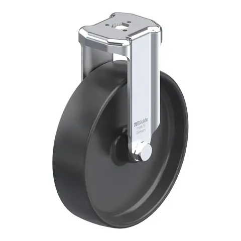 Blickle BKRA-POA 125G – fiksni točkić Ø125 mm, nosivost 120 kg
