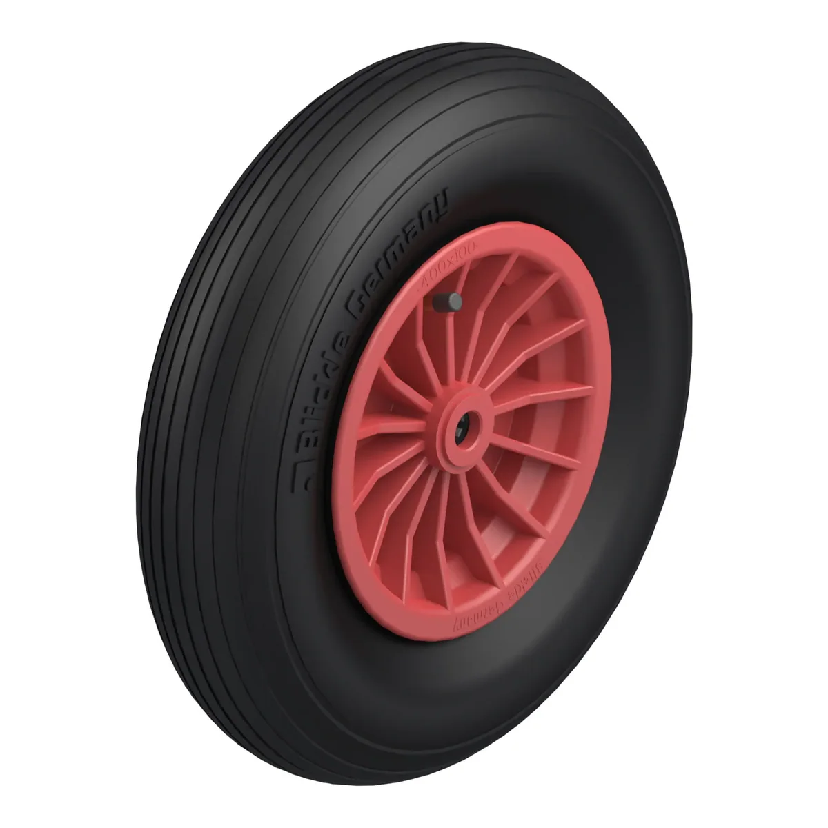 Blickle PK 400/20-75R-ROT – točak Ø400 mm, nosivost 250 kg