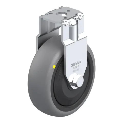 Blickle BRA-TPA 75KF-ELS – fiksni točkić Ø75 mm, nosivost 50 kg