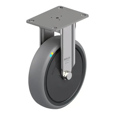 Blickle BKPXA-TPA 126KFD-26-ELS – fiksni točkić Ø125 mm, nosivost 80 kg