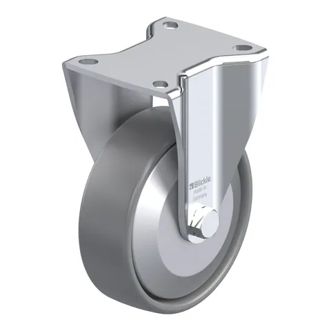 Blickle BH-PO 125G-1-ELS-FA – fiksni točkić Ø125 mm, nosivost 300 kg