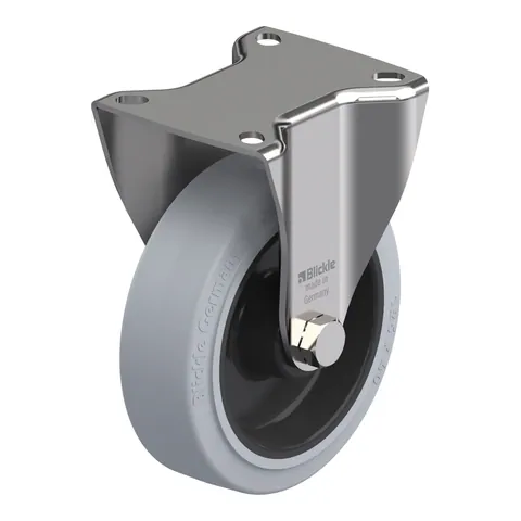 Blickle BKX-POEV 125XR-1-SG – fiksni točkić Ø125 mm, nosivost 250 kg