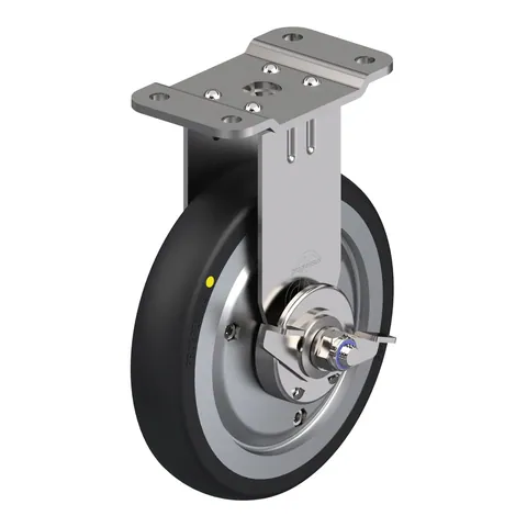 Blickle BPX-PGV 186XK-PG3-SRA-EL-FA – fiksni točkić Ø186 mm, nosivost 200 kg