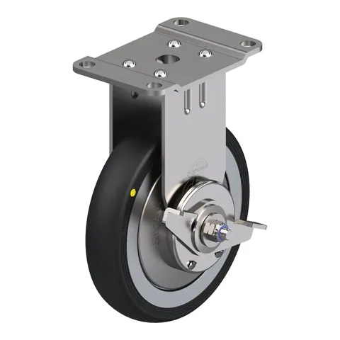 Blickle BPX-PGV 150XK-PG2-SRA-EL-FA – fiksni točkić Ø150 mm, nosivost 200 kg