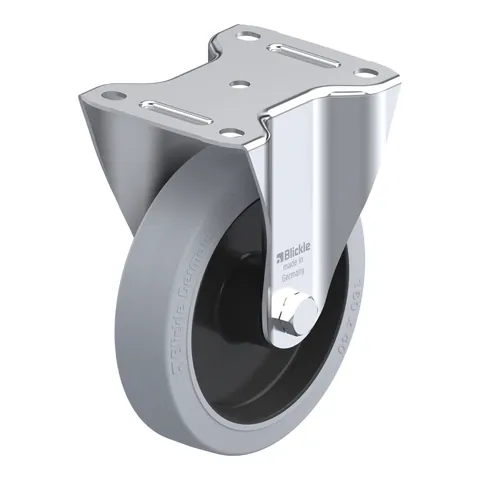 Blickle B-POEV 161XR-SG – fiksni točkić Ø160 mm, nosivost 320 kg